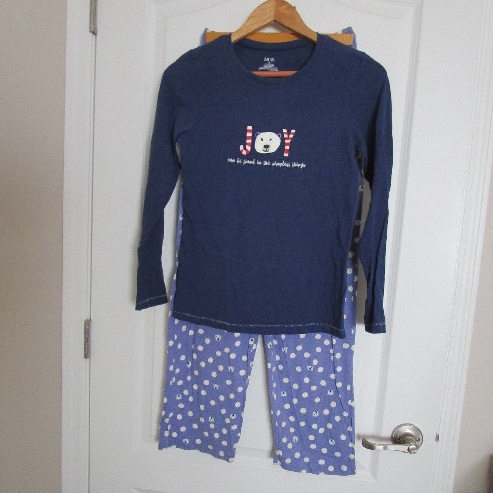 cotton winter pajama set